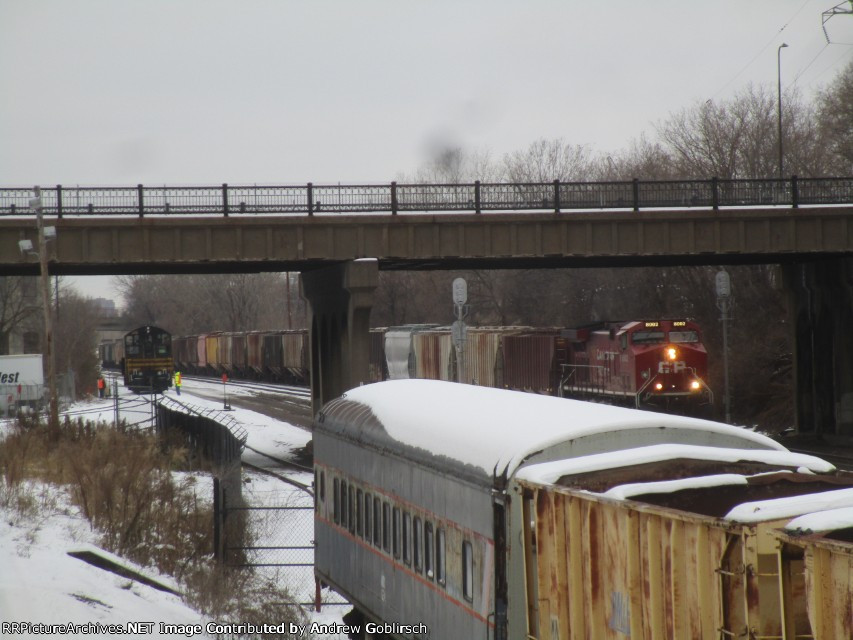 CP 8002, MNTX 105 + 1224 in the Snow